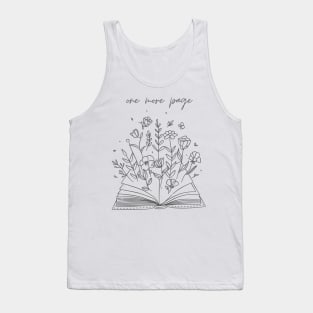 flower books read floral book,book with flowers,book,book ,floral book ,vintage book,read,reading,read ,book with flower,reading ,reading decal,book decal Tank Top